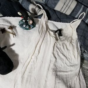 XS/S Summer Boho White Ivory Forever 21 Flowy Top